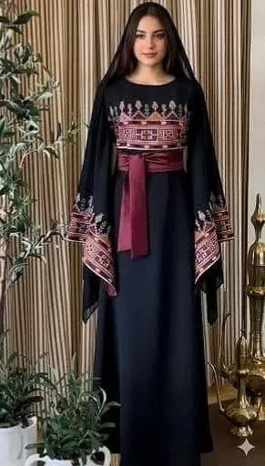 فستان تطريز فلاحي