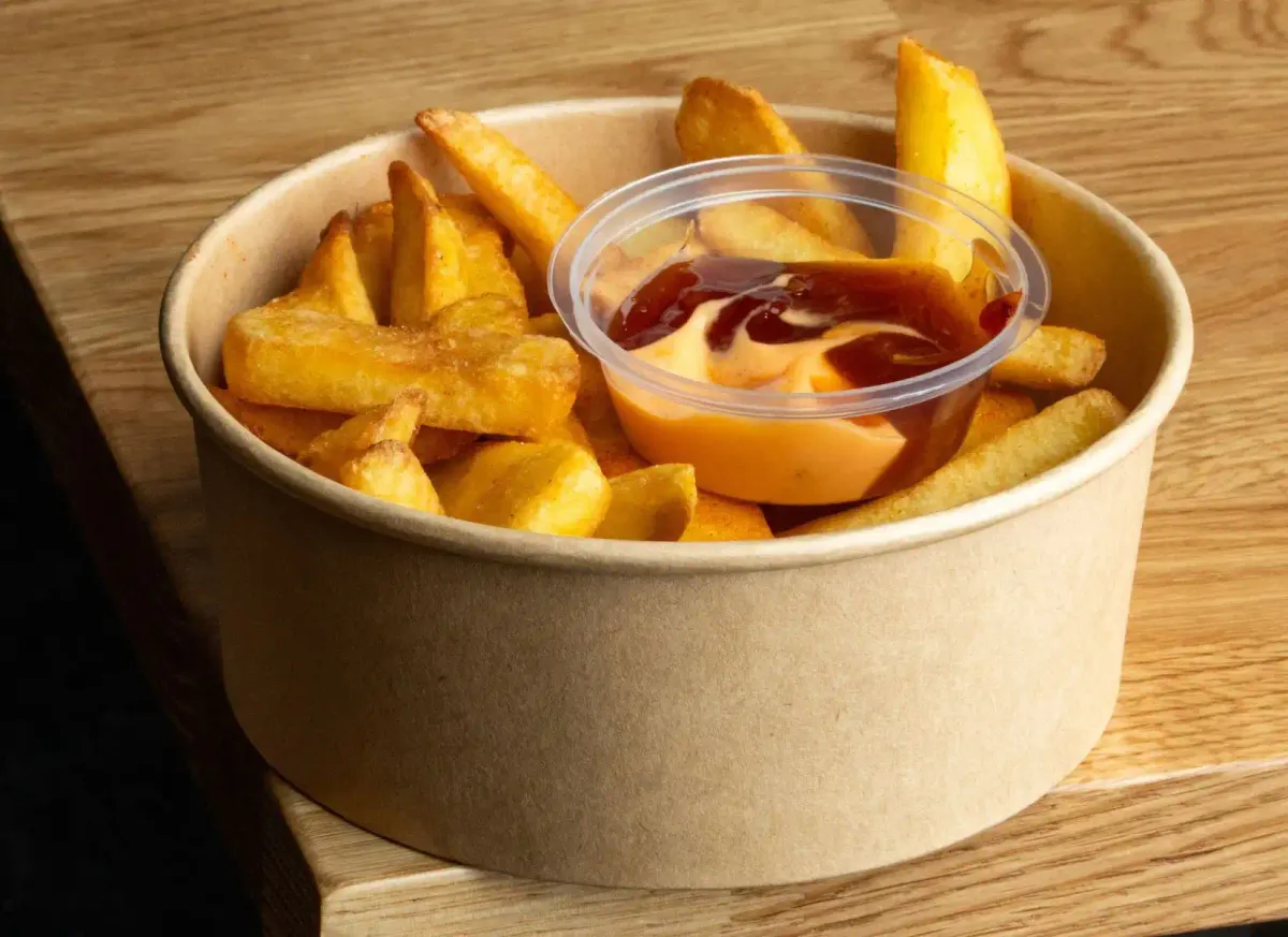 طبق بطاطا مقلية
